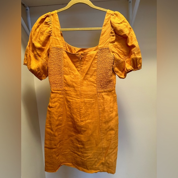 Madewell Maisie linen mini dress with pockets size 2 - Picture 8 of 10